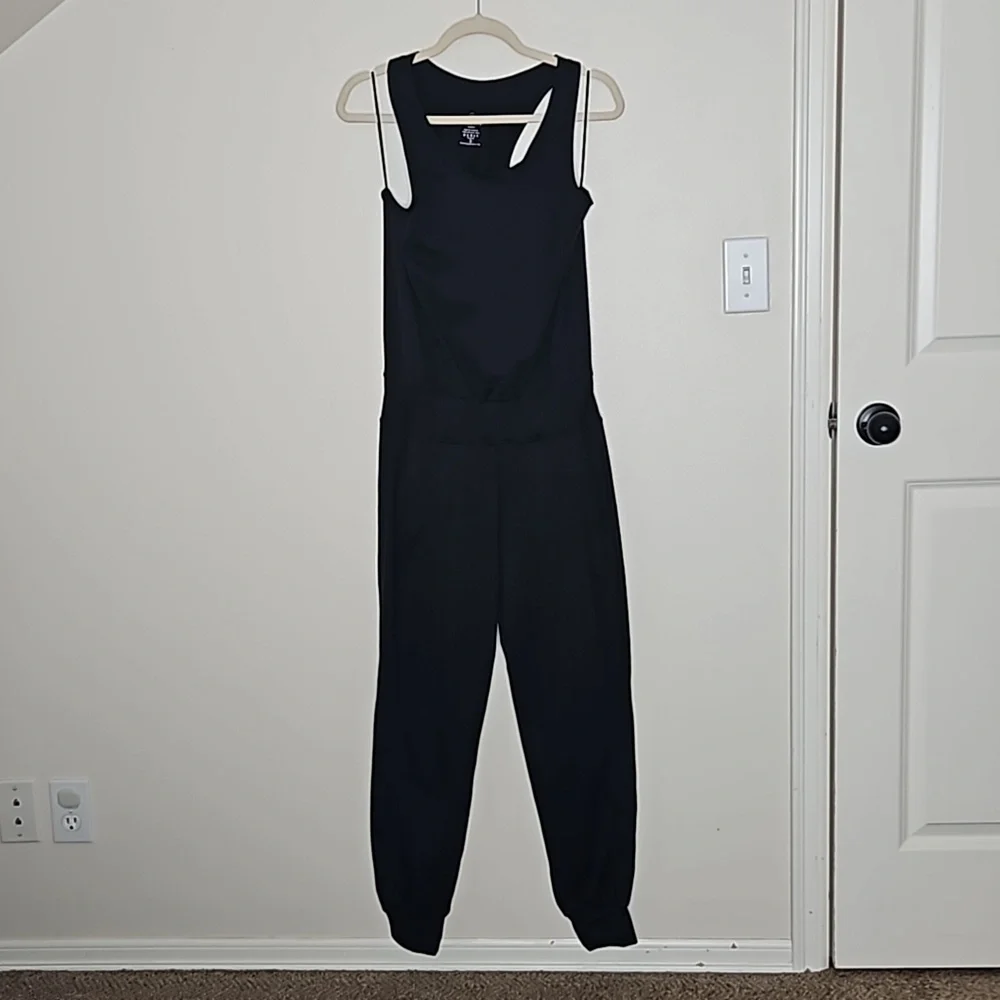 Sweaty Betty Gary Long Sleeve Black Jumpsuit Size Small - Picture 2 of 12
